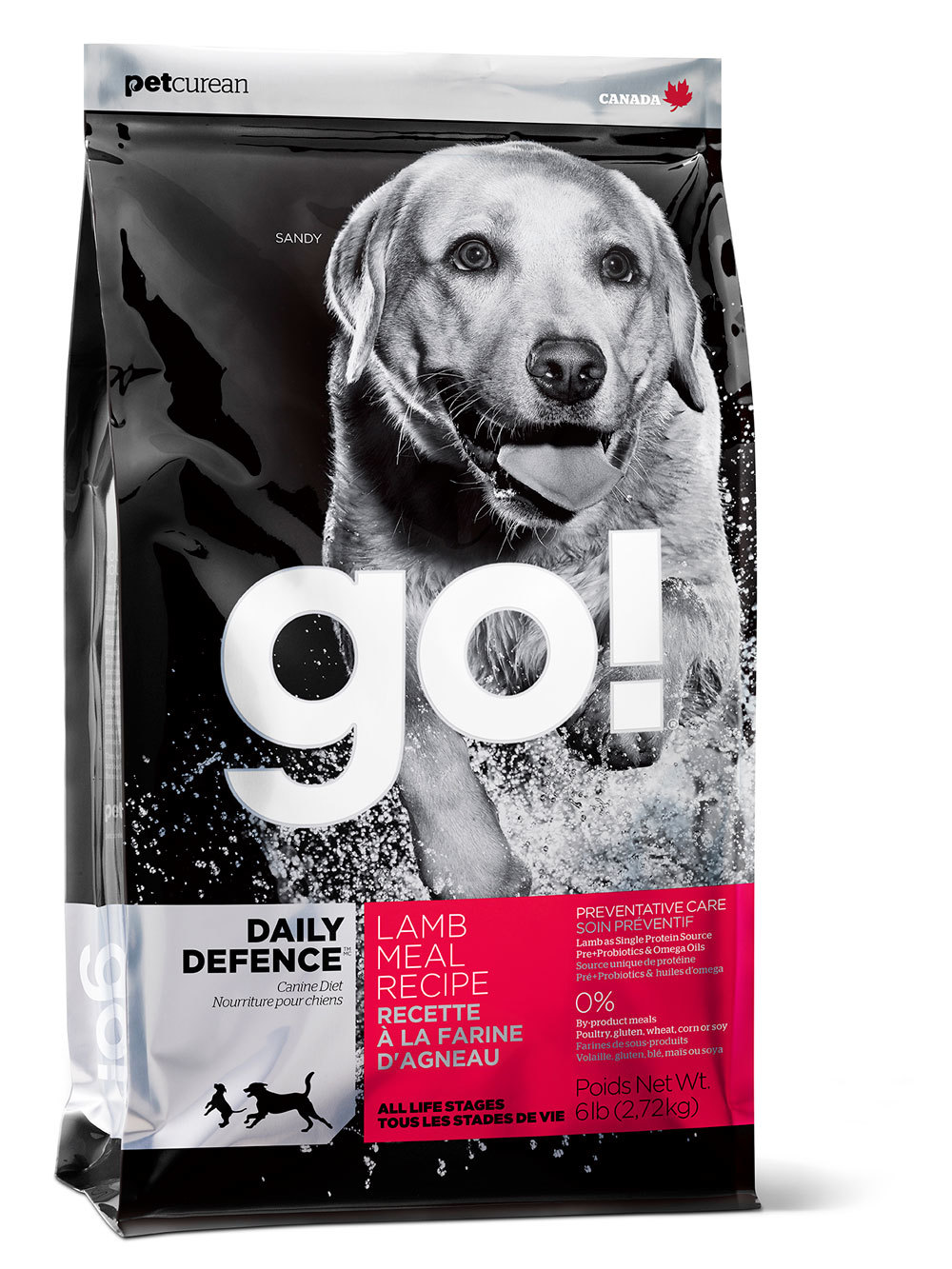 GO! Daily Defence Lamb Dog Recipe для щенков и собак со свежим ягненком 11,35 кг&nbsp;