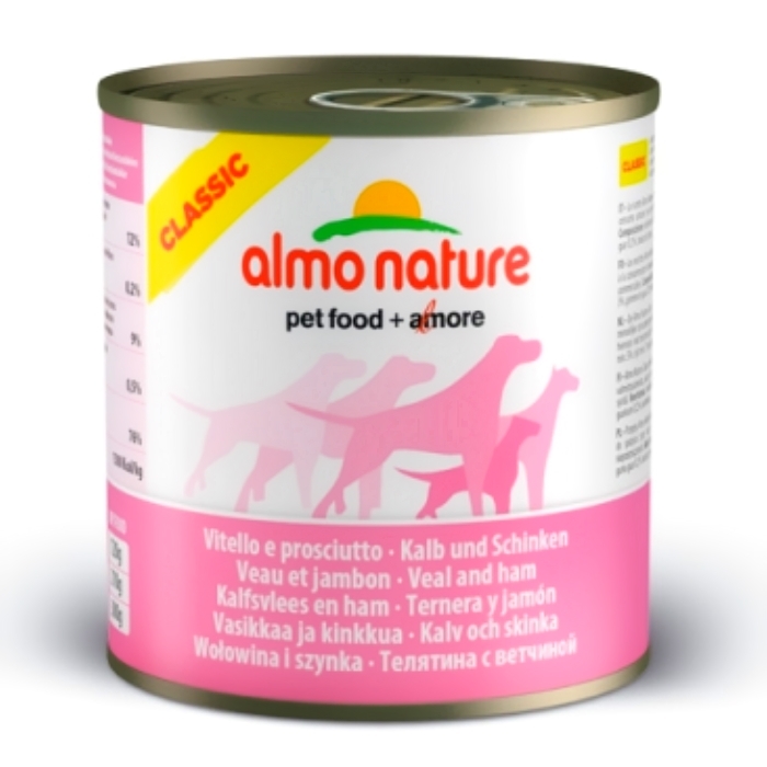 Almo nature (алмо натур) classIc консервы для собак с телятиной и ветчиной 290 гр&nbsp;