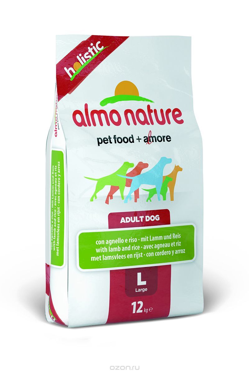 Almo nature (алмо натур) holIstIc корм сухой для собак крупных пород с ягненком 12 кг&nbsp;