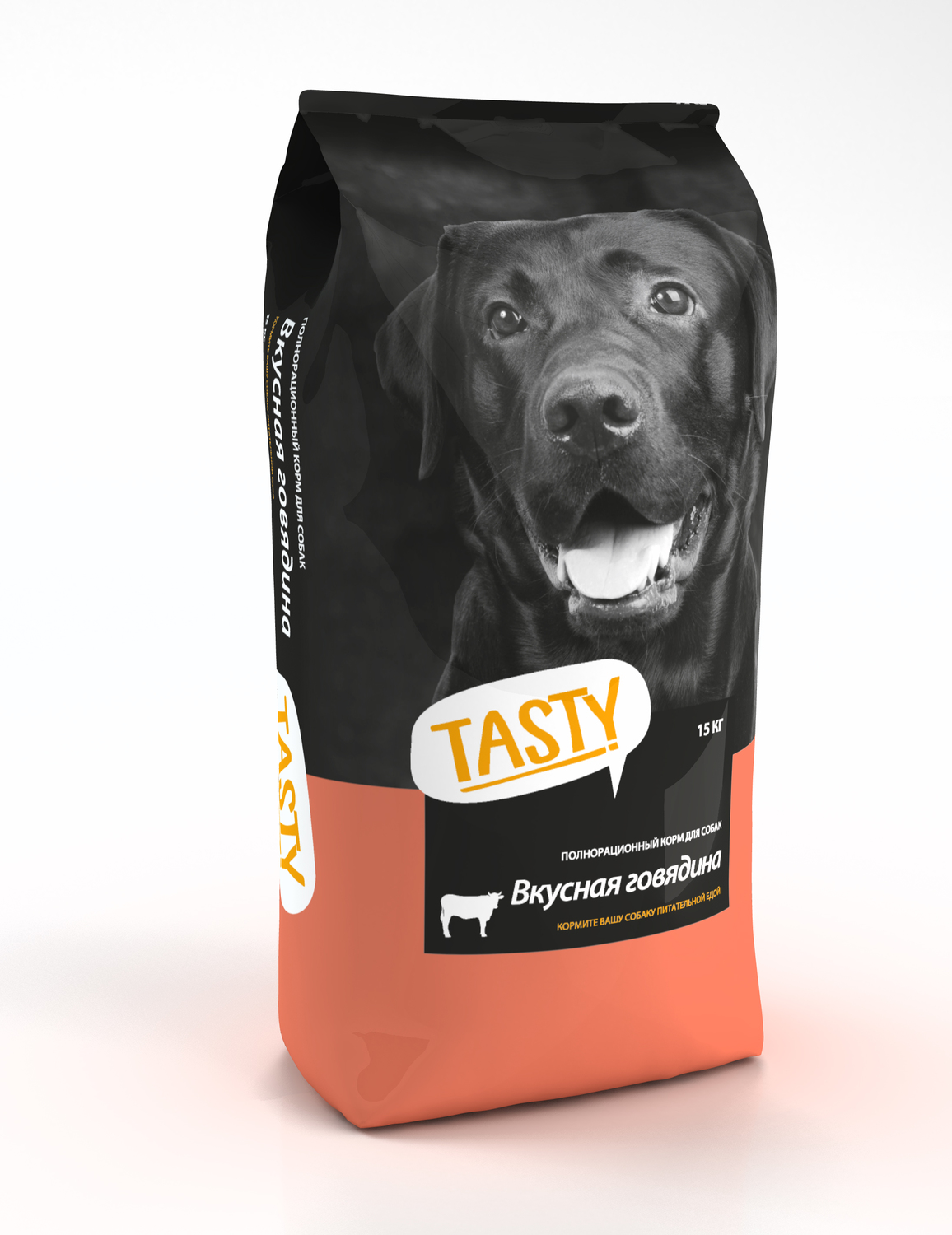 TASTY сухой корм для собак с говядиной 15 кг&nbsp;