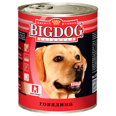 BIG DOG говядина 850 г
