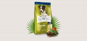 Хэппи Дог мини корм для взрослых собак до 10 кг ягненок рис 1 кг&nbsp;