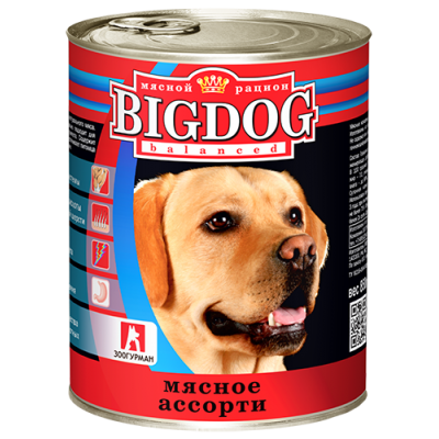 BIG DOG мясное ассорти 850 г