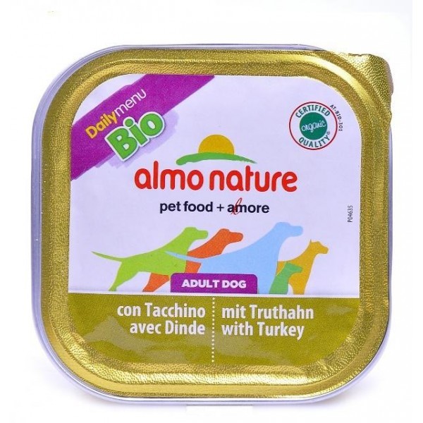 Almo nature (алмо натур) daIlymenu консервы для собак паштет с индейкой 32 шт по 100 гр&nbsp;