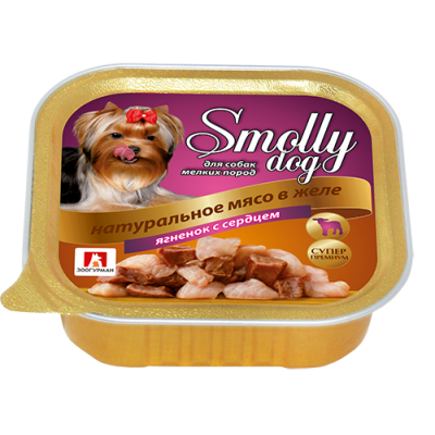 Smolly Dog ягненок с сердцем 100 г