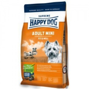 &nbsp;Хэппи Дог мини эдалт фитвел корм для собак мелких пород до 10 кг 4 кг