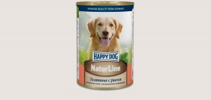 Хэппи Дог консервы для собак телятина рис 20 шт по 400 гр (НФКЗ)&nbsp;