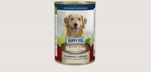 Хэппи Дог консервы для собак телятина сердце 20 шт по 400 гр (НФКЗ)&nbsp;