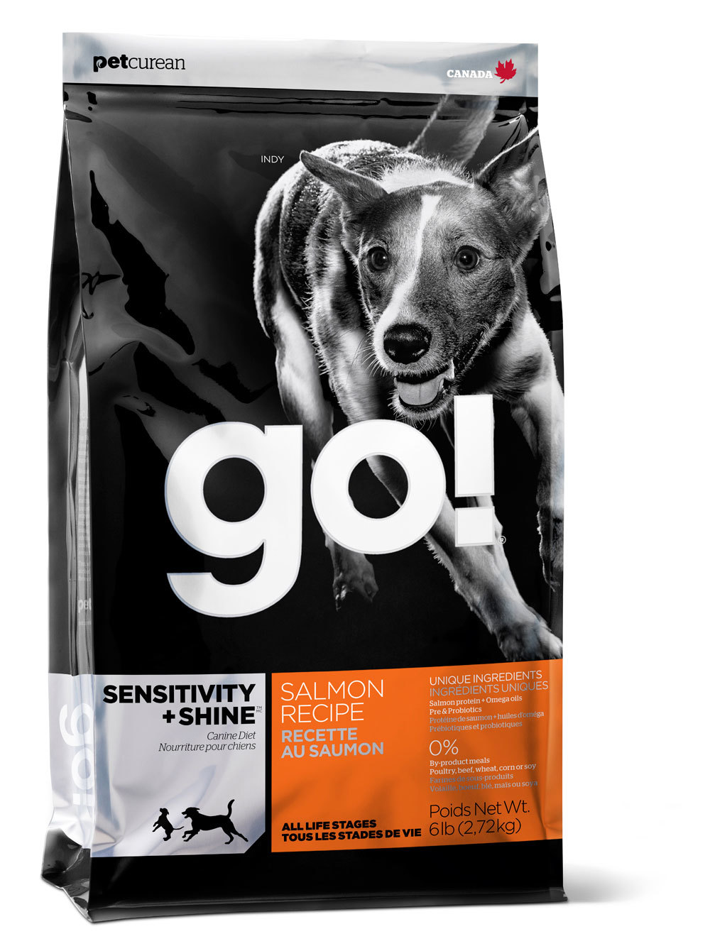 GO! Sensitivity + Shine Salmon Dog Recipe беззерновой для щенков и собак со свежим лососем и овсянкой 11,35 кг&nbsp;