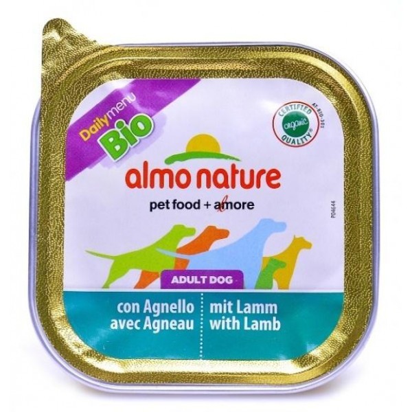 Almo nature (алмо натур) daIlymenu консервы для собак паштет с ягненком 32 шт по 100 гр&nbsp;