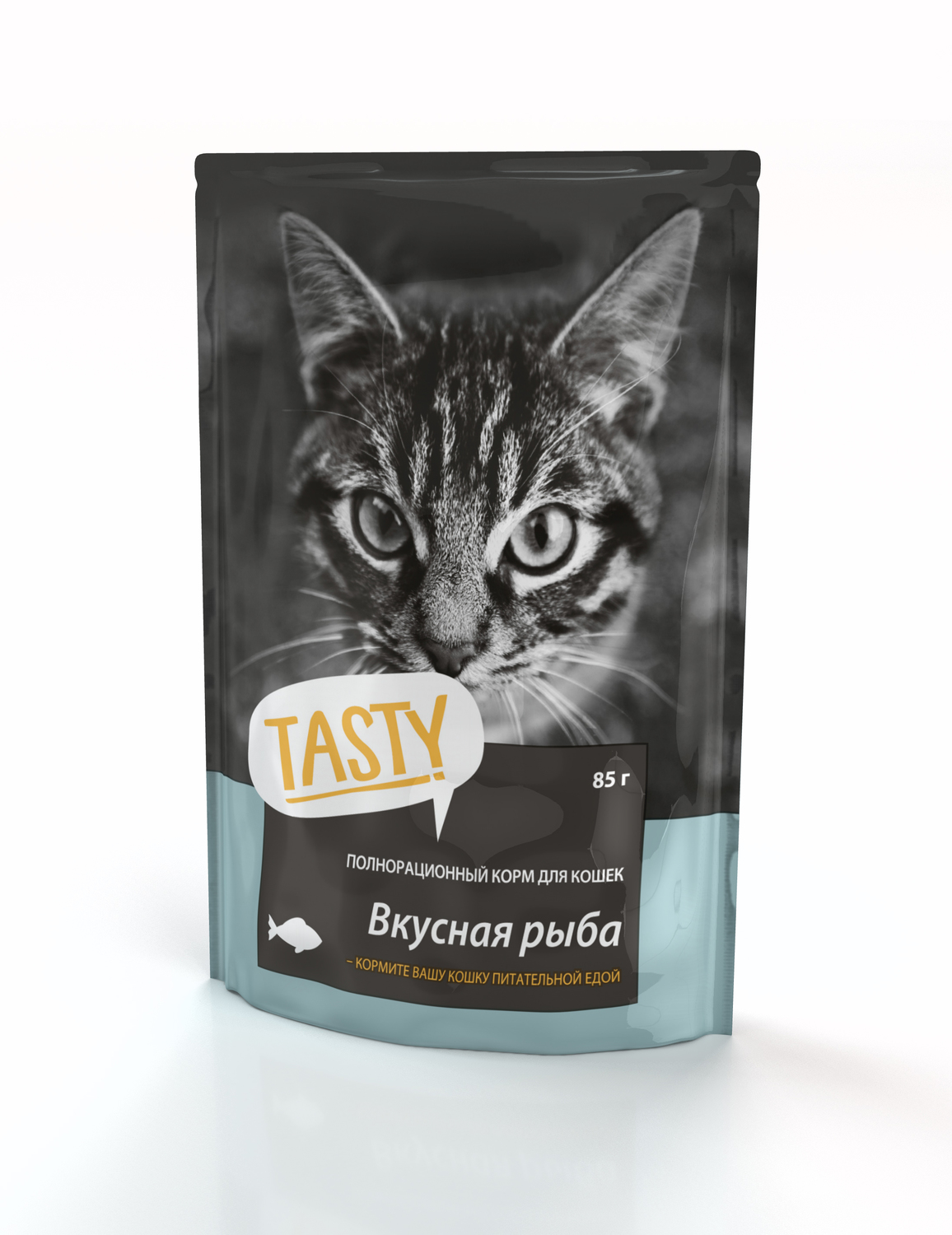 TASTY консервы для кошек с рыбой в желе 25 шт по 85 г